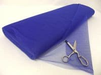 Dress Net 100% Polyester Tulle Fabric Material - EMPIRE BLUE